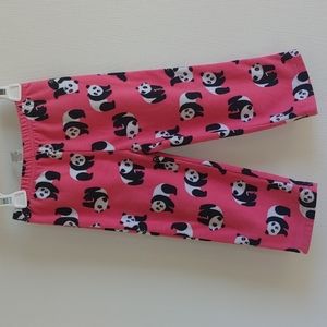 3/$10 Carter's panda pajama pants